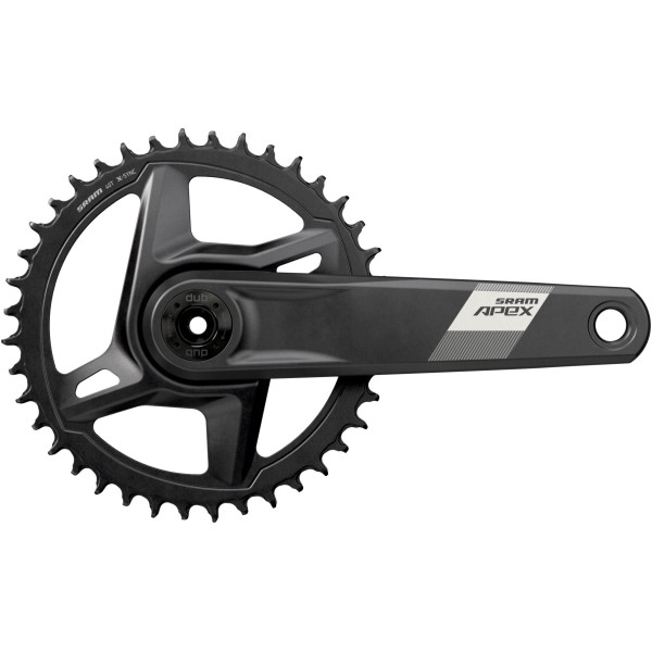 Комплект шатунів Sram APEX 1 DUB WIDE, 175мм 40T, чорні (OEM)