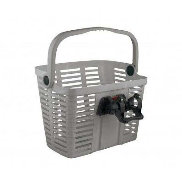 Кошик Bellelli Plaza з кріпленням на кермо пластиковий сірий
