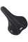 Сідло Green Cycle GCS-2607, 280мм x 175мм, сталеві рейли, чорне