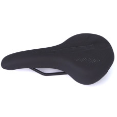 Сідло Green Cycle GCS-2608, 280мм x 165мм, сталеві рейли, чорне