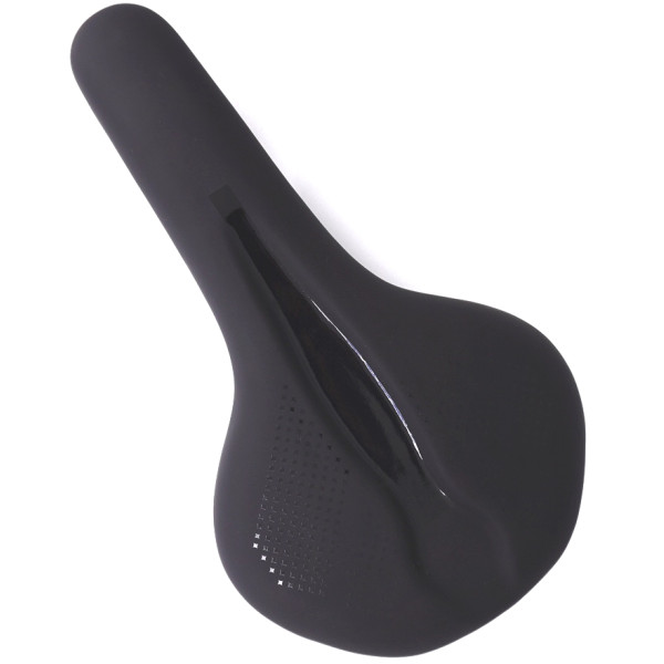 Сідло Green Cycle GCS-2608, 280мм x 165мм, сталеві рейли, чорне