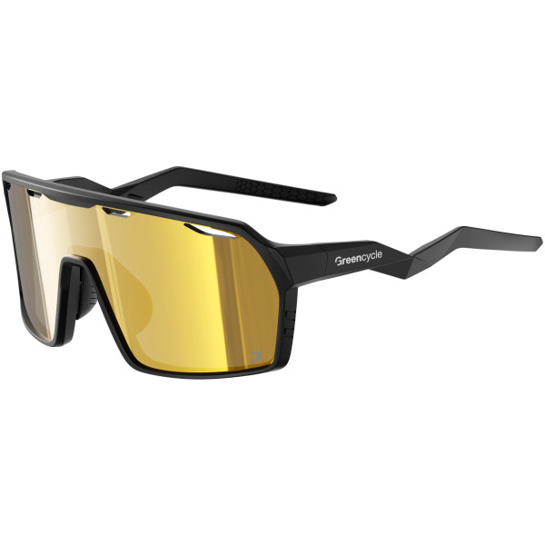 Окуляри Green Cycle RAYNOX з дзеркальною лінзою, чорні