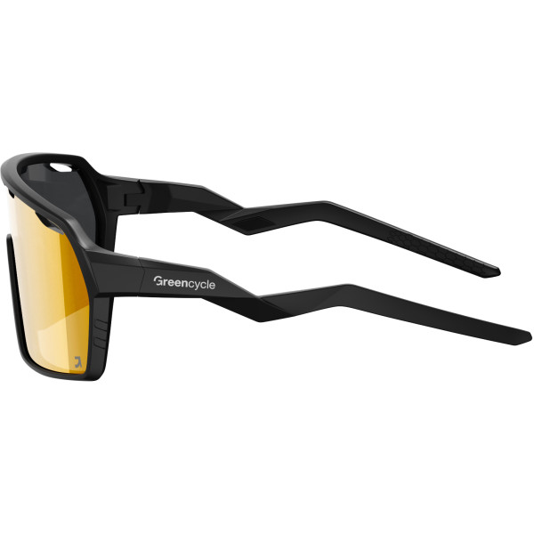 Окуляри Green Cycle RAYNOX з дзеркальною лінзою, чорні