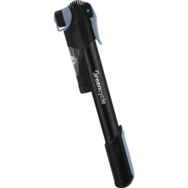 Мінінасос Green Cycle GPM-065 телескопічний алюмінієвий, Presta + Schrader, 80 psi