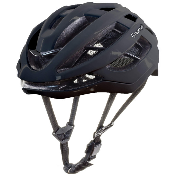 Шолом Green Cycle ROCX розмір 54-58см чорно-сірий глянець