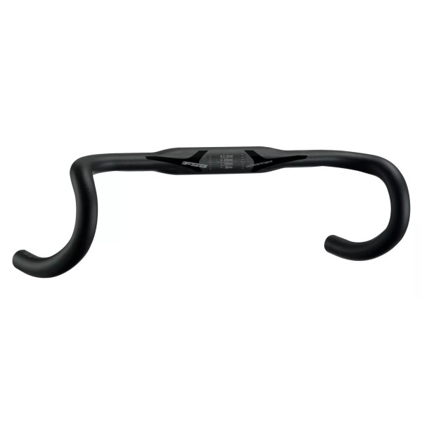 Кермо FSA GOSSAMER COMPACT 380мм, Ø31,8мм, 123мм drop, 78мм reach, чорний