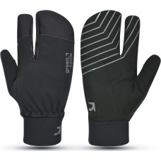 Рукавички Green Cycle Crab із закритими пальцями, утеплені, S, чорний