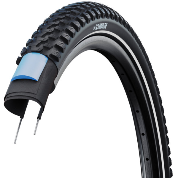 Покришка 29x2.10 (54-622) Schwalbe MARATHON PLUS MTB SmartGuard, TwinSkin, B/B+RT HS468 ADDIX 67EPI 36B