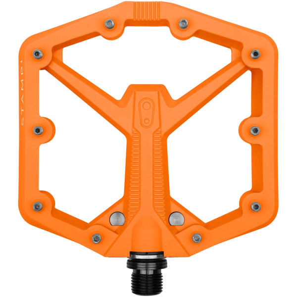 Педали Crankbrothers STAMP 1 (GEN. 2), размер S (37-43 eu), оранжевые
