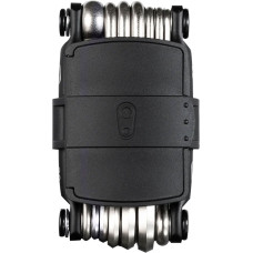 Мультитул Crankbrothers M20, 2/2.5/3/4/5/6/8мм, T10/Т25, Phillips #1/2, flat #1, инструмент для бескамерных шин ключи для спиц, выжимка цепи, черный