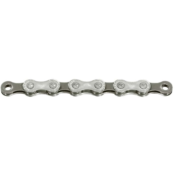 Цепь 126 зв. SUN RACE CNU11A 9/10/11-ск. Silver+Gray 1/2"x11/128"