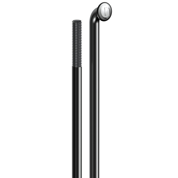 Спица СN STD 14C, 2мм(14G) x 280mm, j-образная, нержав. сталь, черная (72шт)