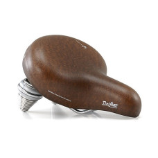 Седло Selle Royal Premium DRIFTER SMALL, Royalgel, обивка Kennenback, 251х221мм, 995г, хромированные рейлы и пружины, unisex, коричн.