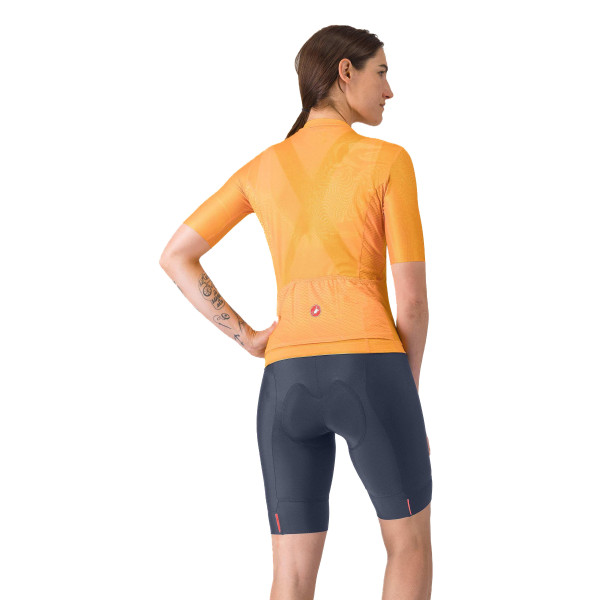 Велотрусы Castelli Prima 2 DT на лямках женские twilight blue/hibiscus XL