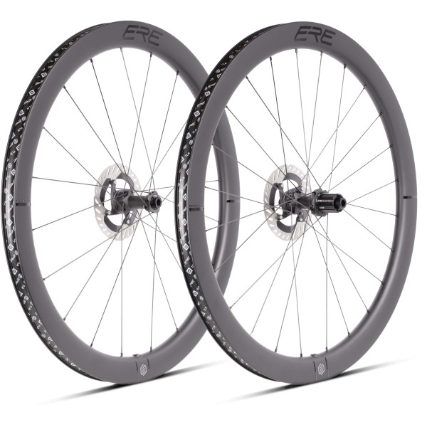 Колесо пер. + задн. 28" ERE EXPLORATOR CCR45 CARBON, Road, 100x12/142x12, CL, HG11, tubeless, черный сатин