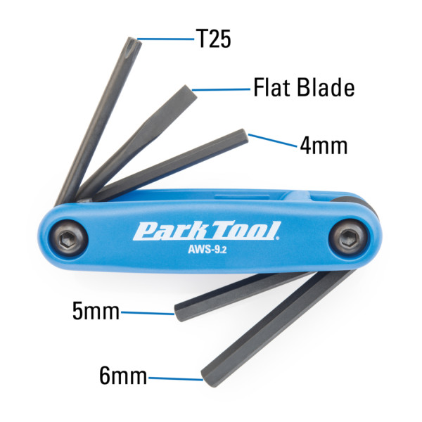 Мультитул Park Tool AWS-9.2 4/5/6мм, Т25, викрутка