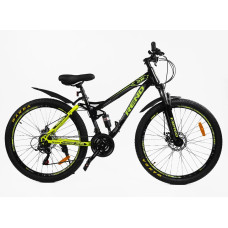 Велосипед 26 ST Corso «REND» RD-14196 сталь 15", (к-т SHIMANO) чорно-жовтий