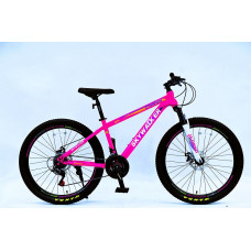 Велосипед 26 ST Corso «SKYWALKER» SW-26090 сталь 15", (к-т SunRun) рожевий