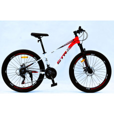 Велосипед 26 AL Corso «GTR-3000» GT-68095 алюміній 13", (к-т SHIMANO) біло-червоний