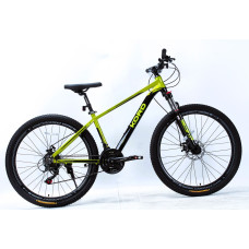 Велосипед 27.5 AL Corso «KORD» KD-27094 алюміній 15.5", (к-т SHIMANO) чорно-оливковий