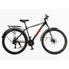 Велосипед 29 ST Corso «FISHER» FS-41473 сталь 19", (к-т SHIMANO) чорно-червоний
