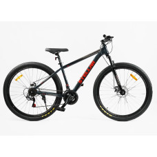 Велосипед 29 ST Corso «STELLAR» SR-29614 сталь 17", (к-т SunRun) графітово-червоний