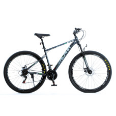 Велосипед 29 ST Corso «ALPHA» LF-29901 сталь 19", (к-т SHIMANO) графітовий