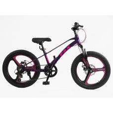 Велосипед 20 MG Corso «FXX» MG-20312 магній 11", (к-т SHIMANO) фіолетово-рожевий