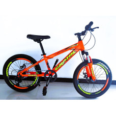 Велосипед 20 ST Corso «CRANK» CR-20095 сталь 11", (к-т SHIMANO) помаранчевий