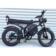 Електрофетбайк 20 ST Corso «PREMIER» PR-96150 сталь, двигун 1500W, акумулятор 2х48V 18Ah літієвий, (к-т SHIMANO) чорний