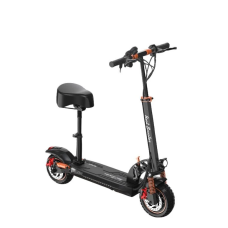 Електросамокат Best Scooter MS-30819 двигун 800W, акумулятор літієвий 48V 15Ah з сидінням, складний, колеса 10, чорно-помаранчевий