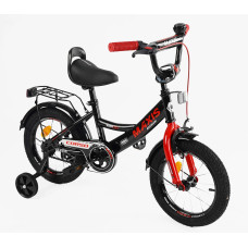 Дитячий велосипед 14 ST Corso «MAXIS» CL-14602 чорний