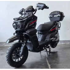 Електроскутер Corso «BLACKFURY» BF-755147, двигун 2800W, акумулятор 72V 40Ah літій-залізо-фосфатний, чорно-червоний, колеса 12"