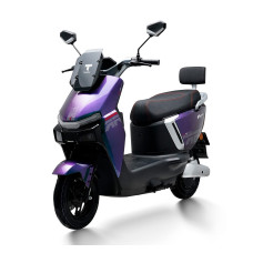 Електроскутер Tairon «SJ» 882699, двигун 2000W, акумулятор 72V 30Ah літій-залізо-фосфатний, хамелеон: зелено-фіолетовий, колеса 10"