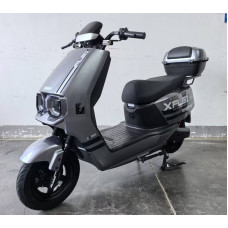 Електроскутер Corso «FLEX»  FL-548209-1 двигун 1800W, акумулятор графеновий 72V 35Ah, срібний, колеса 10" + 1 ящик. акум