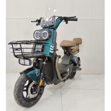 Електроскутер Corso «NOVA» N-730197, двигун 1000W, акумулятор 72V 20Ah графеновий, зелений, колеса 10" + 1 ящик. акум