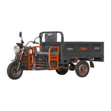 Трицикл РОЗІБРАНИЙ вантажний Corso «TRUCK PLUS» CR-941705, двигун 1500W, акумулятор 72V 58Ah графеновий, сірий 6 МІСЦЬ+2ящик.акум, колеса 12"