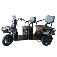 Трицикл Corso «RAW PRO» RL-491976, двигун 1200W, акумулятор 72V 24Ah літій-залізно-фосфатний, чорний + 1 ящик. акум, колеса 10"