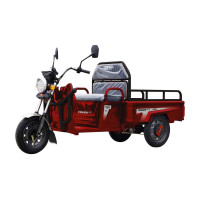 Трицикл РОЗІБРАНИЙ вантажний Corso «TRUCK ONE» TR-300047, двигун 800W, акумулятор 60V 32Ah графеновий, червоний 5 МІСЦЬ+ 1 ящик.акум, колеса 12"