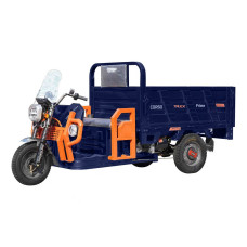 Трицикл РОЗІБРАНИЙ вантажний Corso «TRUCK PRIME» PM-722054, двигун 2500W, акумулятор 72V 58Ah графен, 7МІСЦЬ+2акум, гідравл підйом кузова колеса 12"