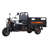 Трицикл РОЗІБРАНИЙ вантажний Corso «TRUCK PRO» BL-924014, двигун 1200W, акумулятор 72V 52Ah графеновий, графітовий 6 МІСЦЬ+2ящик.акум, колеса 12"