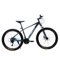 Велосипед 27.5 AL Corso «AMG» MG-27843 алюміній 17", (к-т SHIMANO) графітово-синій