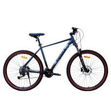 Велосипед 29 AL Corso «ENIGMA» NG-29841 алюміній 21", (к-т SHIMANO Alivio) вилка Santour гідравлічна, графітовий