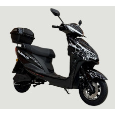 Електроскутер Corso «GTS-RR» LB-602072, двигун 2000W, акумулятор 72V 30Ah літій-залізо-фосфатний, чорний, колеса 10"