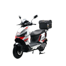 Електроскутер Garow «L850» GR-2880, двигун 2999W, акумулятор 72V 48Ah літій-залізо-фосфатний, біло-червоний, колеса 12"
