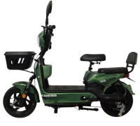 Електроскутер Corso «T-ROK32» TR-085517, двигун 500W, акумулятор 48V/20Ah свинцево-кислотний, зелений, колеса 14" + 1 ящик. акум