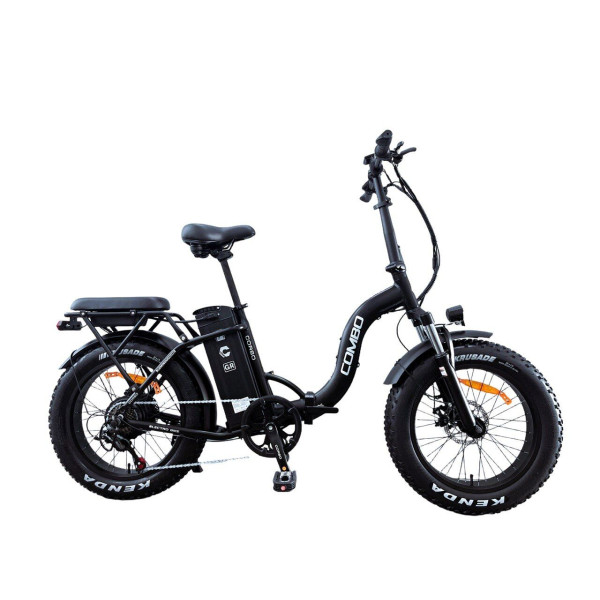 Електрофетбайк 20 AL Corso «COMBO» CM-35628 алюміній складний, двигун 750W, акумулятор 48V 20Ah літієвий, (к-т SHIMANO) чорний + провід