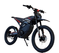 Електродіртбайк Corso «STORM» E-3000 Rally SM-42506 двигун 2999W, акумулятор 72V 27Ah літієвий, чорно-червоний, колеса 19/17"