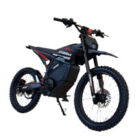 Електродіртбайк Corso «STORM» E-3000 Rally SM-42506 двигун 2999W, акумулятор 72V 27Ah літієвий, чорно-червоний, колеса 19/17"