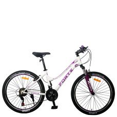 Велосипед жіночий FORTE AURORA сталь.рама 15", колеса 26", білий (біло-рожевий)
